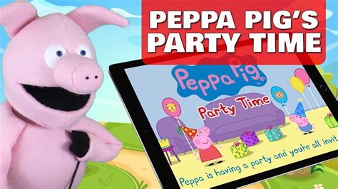 Peppa Pig's Party Time - Birthday App For Kids | Review & Gameplay - YouTube