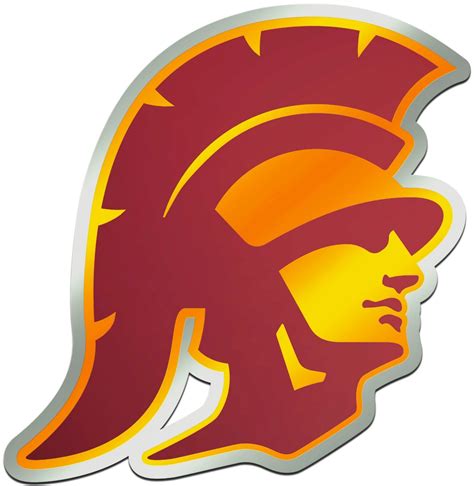 USC Trojans SD Deluxe Color Acrylic Auto Emblem Raised Decal Southern ...