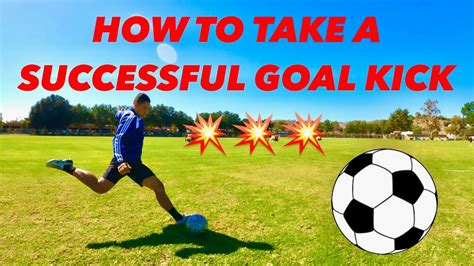 Soccer Goal Kick Tutorial - YouTube