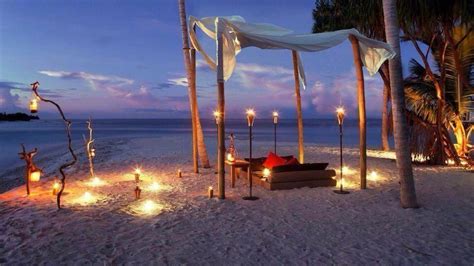 Romantic...Maldives | Beach candle, Maldives, Candle night