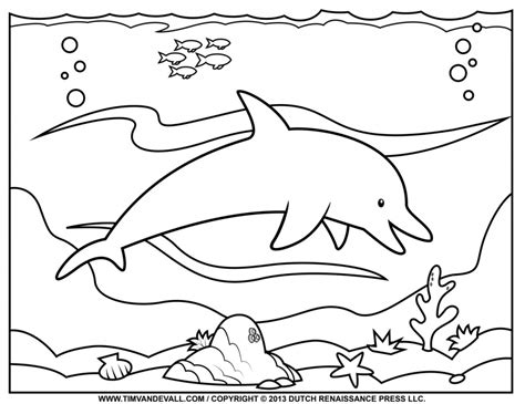 Get This Free Printable Dolphin Coloring Pages for Kids 17263