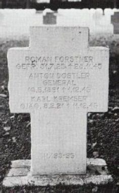 Dostler, Anton. - WW2 Gravestone