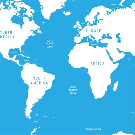 Where is the Atlantic Ocean located on the world map? - Best Hotels Home