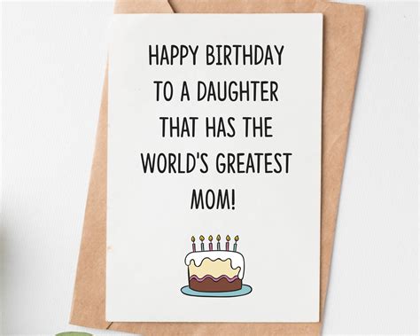 Funny Birthday Cards Daughter