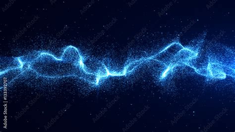 Blue power energy graphic background. Stock Photo | Adobe Stock