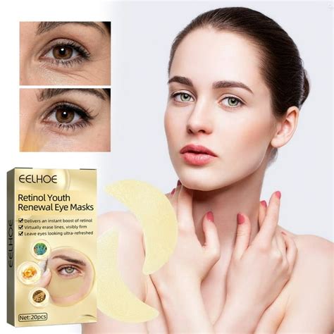 Retinol Eye Mask Eye Mask For Dark Circles Wrinkles And Puffy Eyes Eye Mask Puffiness For Women ...