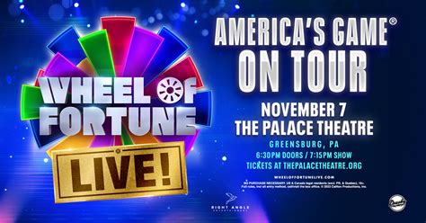 WHEEL OF FORTUNE – The Palace Theatre