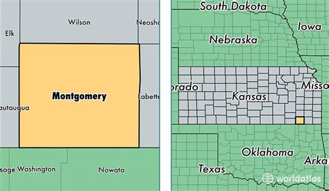 Montgomery County, Kansas / Map of Montgomery County, KS / Where is Montgomery County?