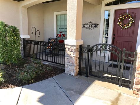 Recent Wrought Iron Fence Projects - Meridian Fence