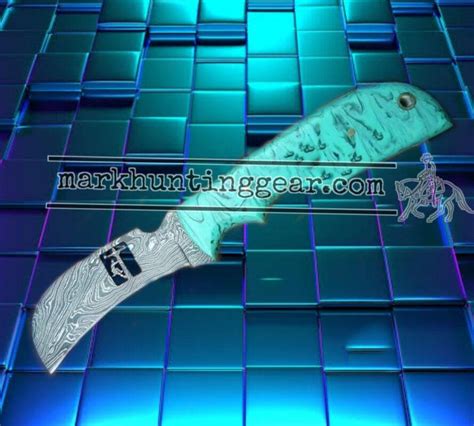 Custom Handmade Damascus Steel Lineman Knife… | Mark Hunting Gear