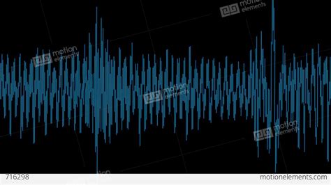 Audio Waveform Stock Animation | 716298