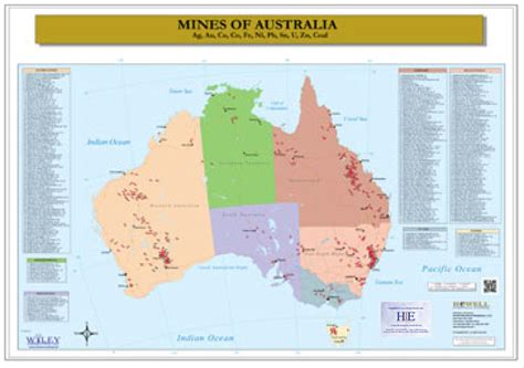 Mines of Australia Map