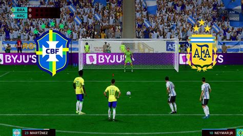 Brasil vs Argentina | World Cup Final | Penaltyshootout 2023 | GamePlay ...