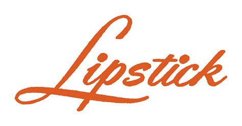 Lipstick Font Vector Free | AI, SVG and EPS