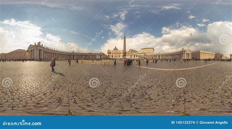 360 Degree Virtual Reality Panoramic View of Vatican City, Rome Editorial Stock Image - Image of ...