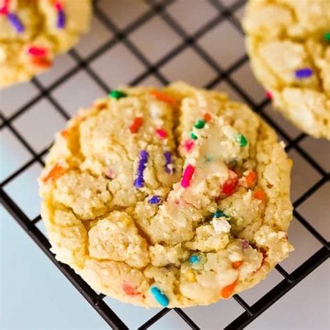 Yellow Cake Mix Cookies - Only 4 ingredients for amazing cookies!