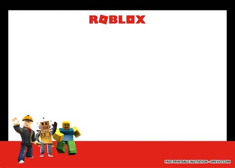 (FREE PRINTABLE) – ROBLOX Birthday Party Kits Templates | Birthday party kits, Free printable ...