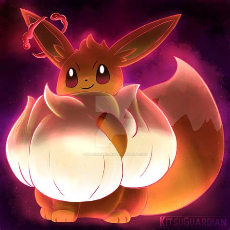 Gigantamax Eevee by KitsuGuardian on DeviantArt