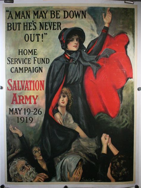 SALVATION ARMY, Original Frederick Duncan WWI Poster - Original Vintage Movie Posters