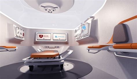 Flowing ambulance on Behance in 2020 | Ambulance, Design, Interior