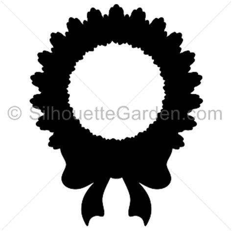 Christmas Wreath Silhouette - Free Clip Art, Printable, and Vector Downloads