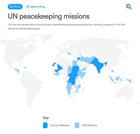 UN peacekeeping missions: : r/Maps