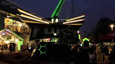 See the Fury 325 sign at night in action @ Carowinds - YouTube