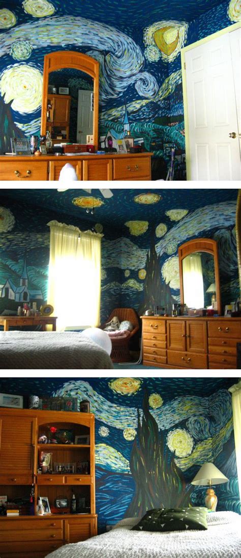 Starry Night bedroom | Starry night bedroom, Starry night van gogh ...