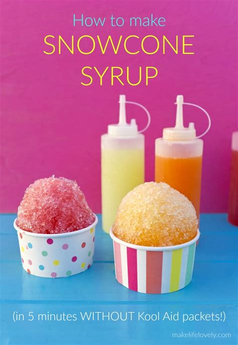 Snow Cone Syrup Recipe With Jello | Deporecipe.co