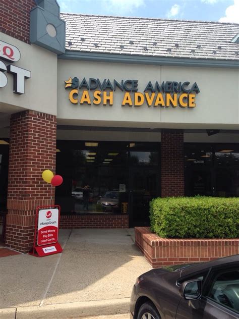 Advance America - Check Cashing/Pay-day Loans - 14260 C Centreville Sq, Centreville, VA - Phone ...