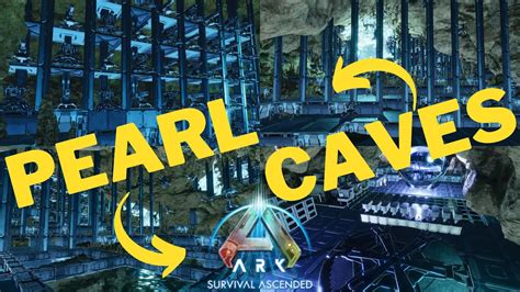 ARK ASCENDED | How to Build The Island Pearl Caves (big,mid.small) in ...