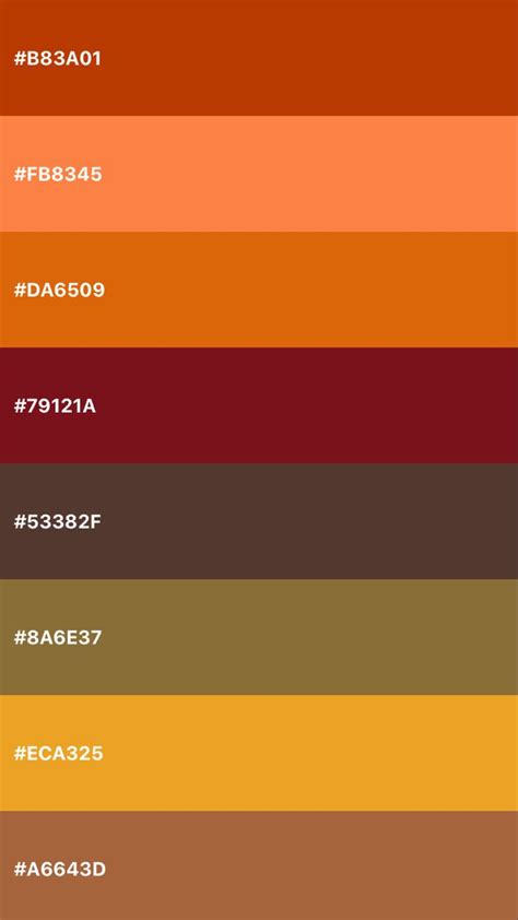 Bright Oranges Color Palette Hex Rgb Code Orange Color | Hot Sex Picture