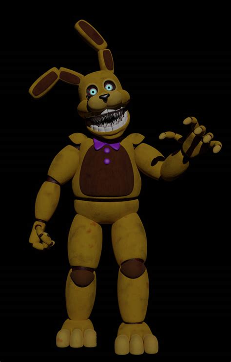 Fnaf Into The Pit (Render) by SidedSpringtrap on DeviantArt