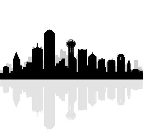 ᐈ Dallas skyline drawing stock vectors, Royalty Free dallas skyline ...