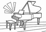 Piano coloring pages  ColoringLib sketch template