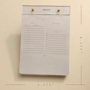 Acrylic To-do List Notepad Notepad for Desk Daily Planning, Office ...