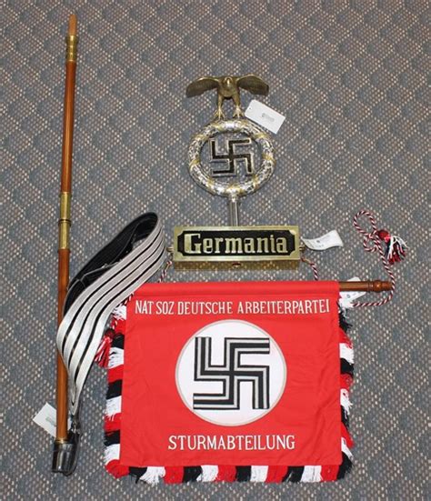 Sold Price: German NSDAP "Deutschland Erwache" Parade banner - REPRODUCTION. - October 4, 0115 ...