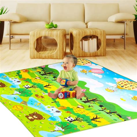 Double Side Baby Play Mat Eva Foam Developing Mat for Children Carpet Kids Toys Gym Game Rug ...