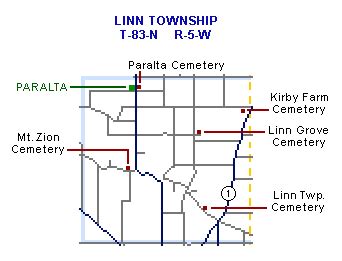 Linn County IAGenweb Linn Twp. Linn County Iowa Map