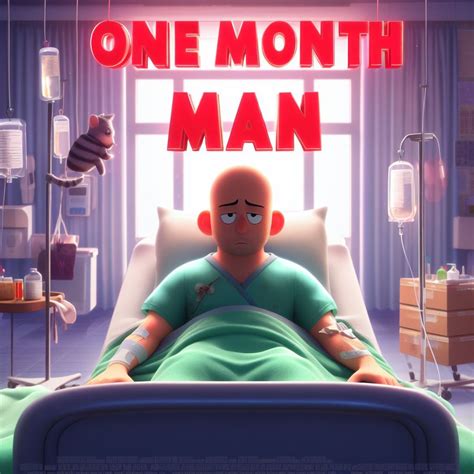 One Month Man - AI Pixar disney movie poster | Offensive AI Pixar | Know Your Meme