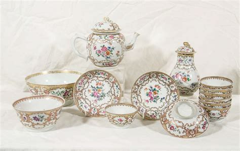 An Antique Chinese Porcelain Tea Set at 1stdibs