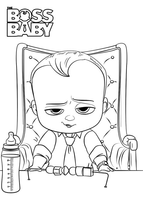 Boss Baby Coloring Pages - Best Coloring Pages For Kids