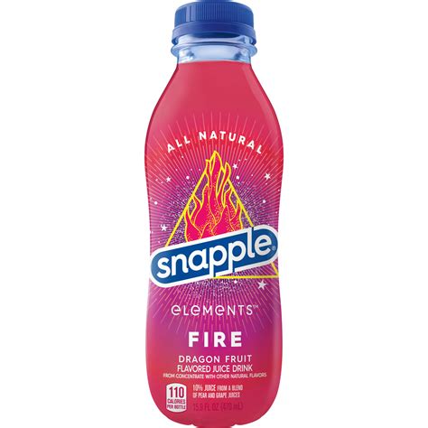 Snapple Elements Fire Dragonfruit Juice Drink, 15.9 OZ - CVS Pharmacy