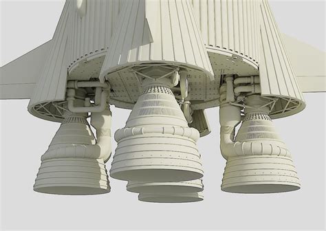 saturn-5 rocket 3D model | CGTrader