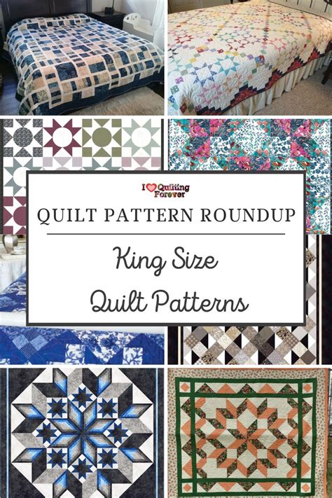 Top 10 Free King Size Quilt Patterns For You To Make (+10 Bonus Patterns For Sale) | King size ...
