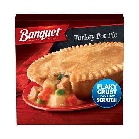 Banquet Frozen Pot Pie Dinner,Turkey, 7-Ounce - Walmart.com - Walmart.com