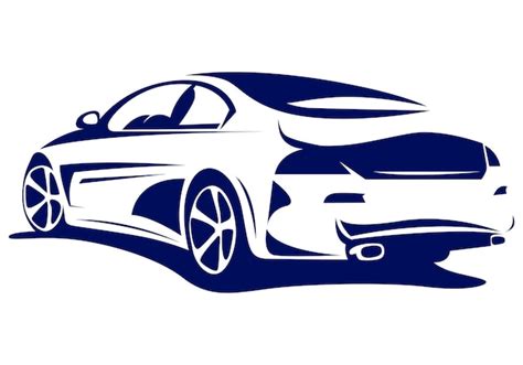 Premium Vector | Ultra Realistic Sports Car sketch With Side View Vector