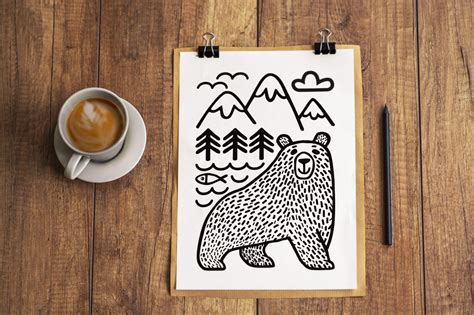 Bear Art Print - Etsy