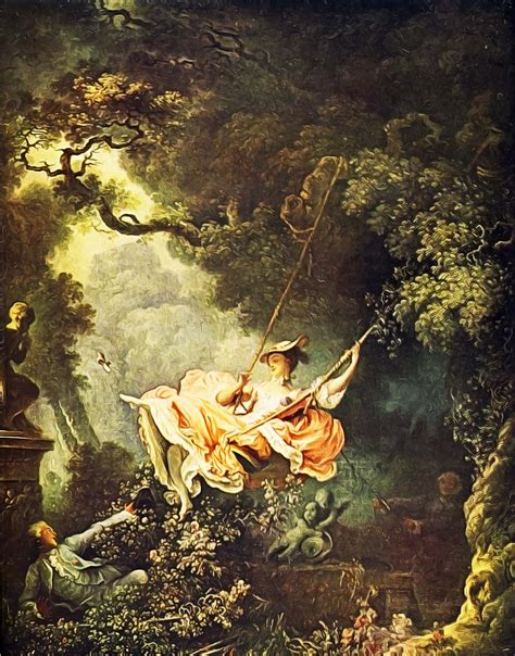 Fragonard, Jean-Honoré (1732-1806) - The Swing (The World's Greatest Paintings 1934) | Fine art ...