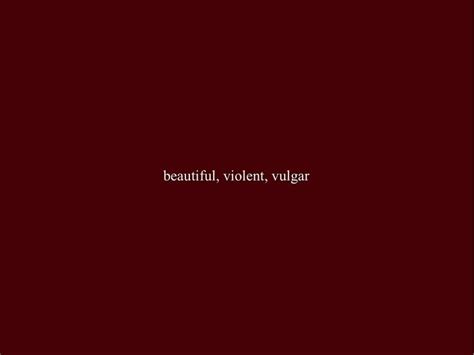 a red background with the words beautiful, violent, vulcanar